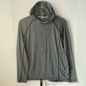 Under Armour Womens  Large Threadborne Train Twist Hoodie Gray/Black 1290041